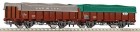 66032 Roco Set of 2 gondola cars with canvas